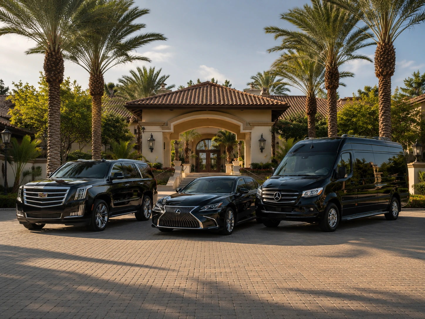 Luxury black fleet for Limo Service Yorba Linda