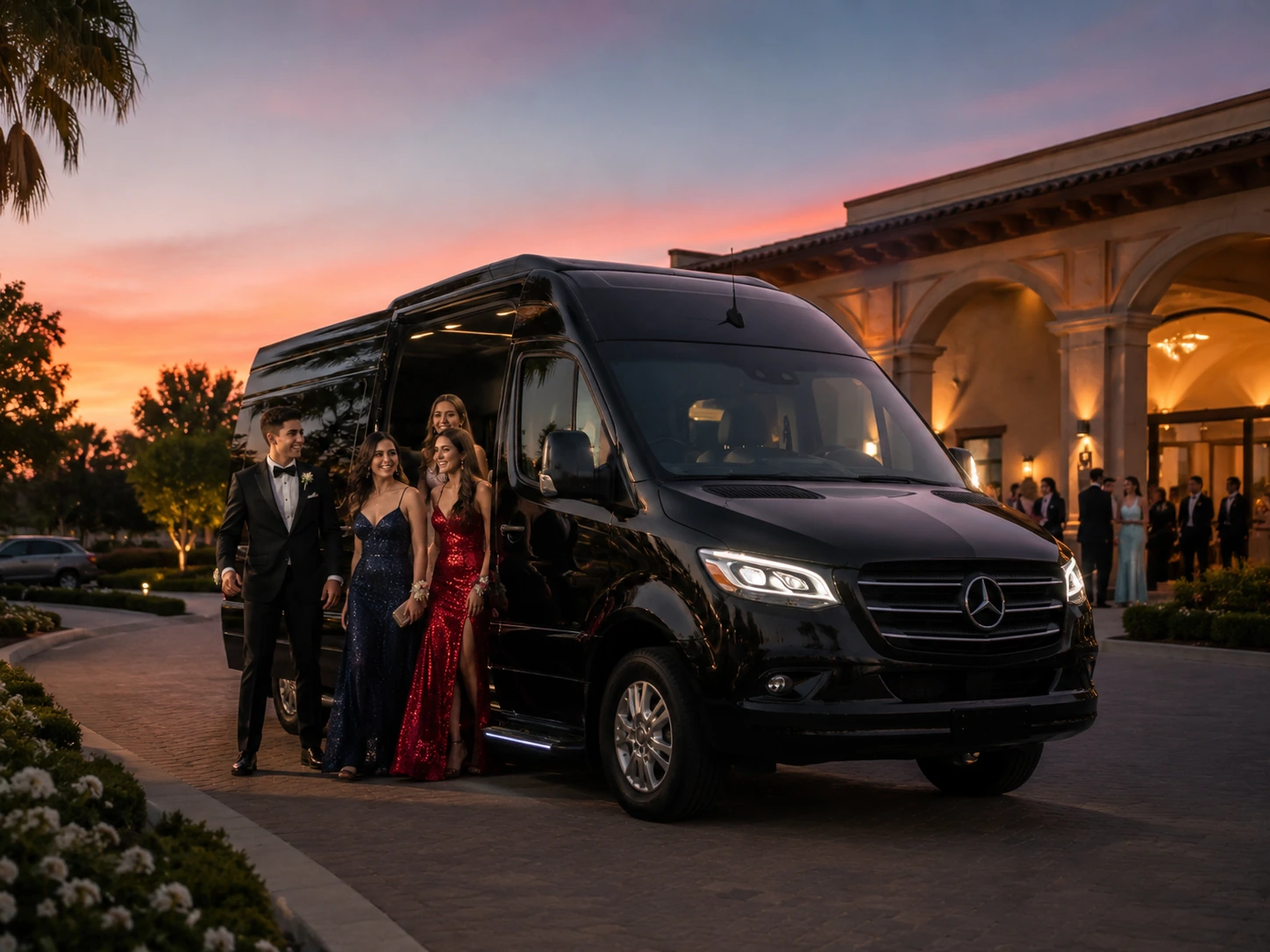 Prom and school event transportation in Yorba Linda